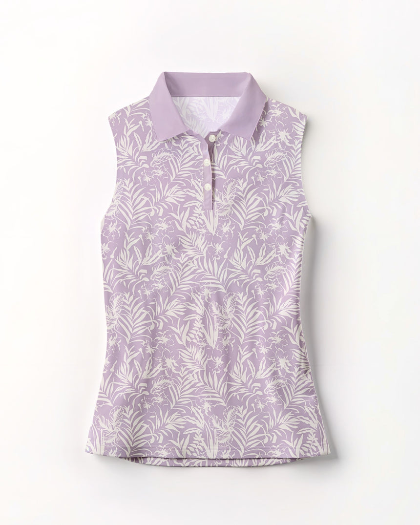 Whispering Wedges - Sleeveless Polo