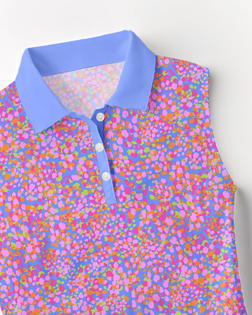 Par-tee Confetti - Sleeveless Polo