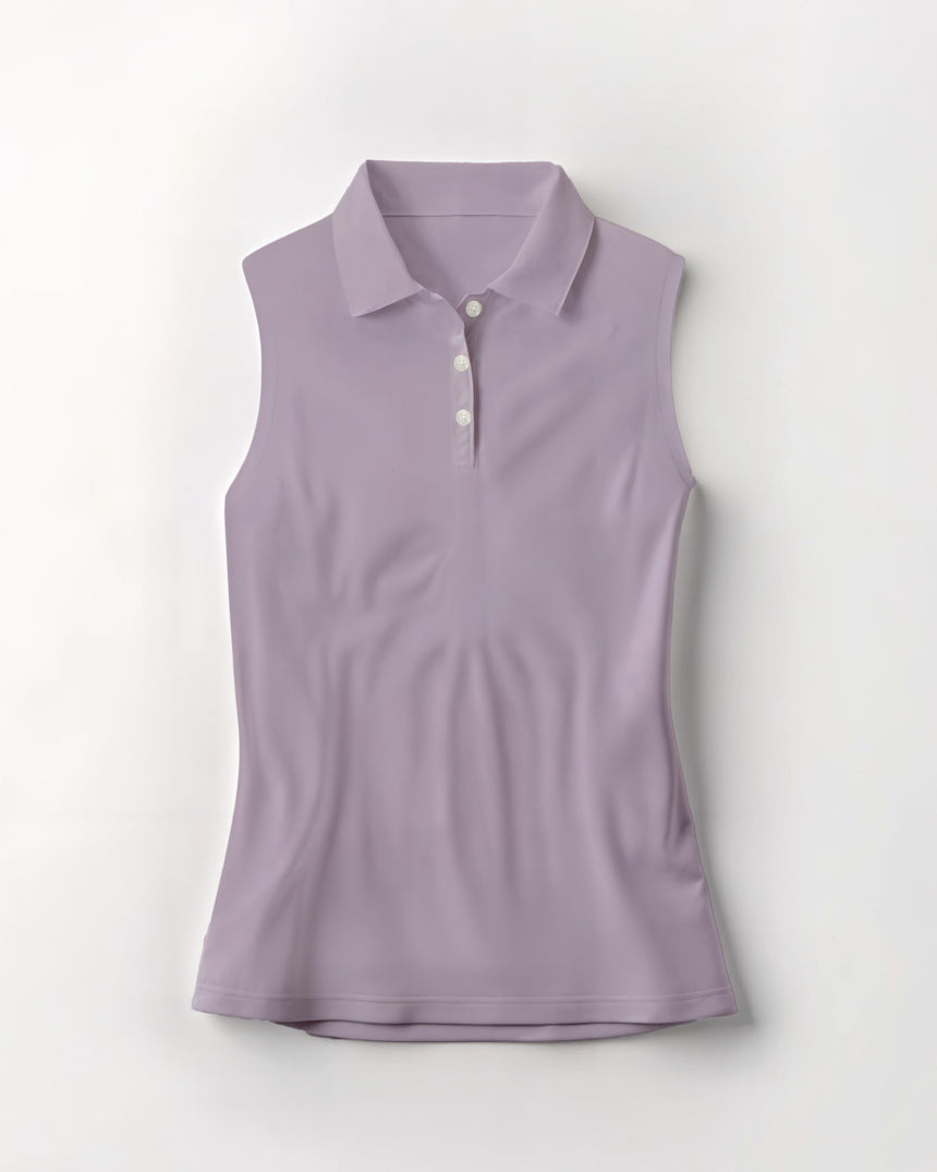 Whispering Wedges - Sleeveless Polo