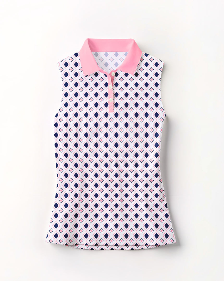 Par-fect Diamonds - Sleeveless Polo