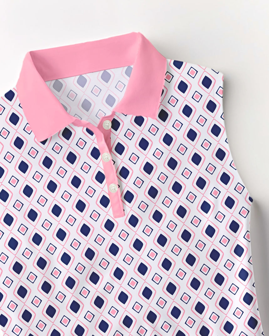 Par-fect Diamonds - Sleeveless Polo