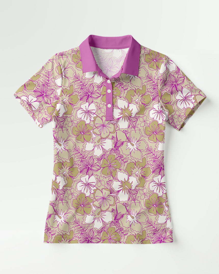 Blossom Breeze - Women's Short Sleeve Polo