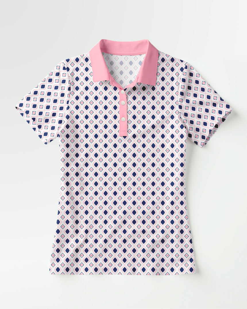 Par-fect Diamonds - Women's Short Sleeve Polo