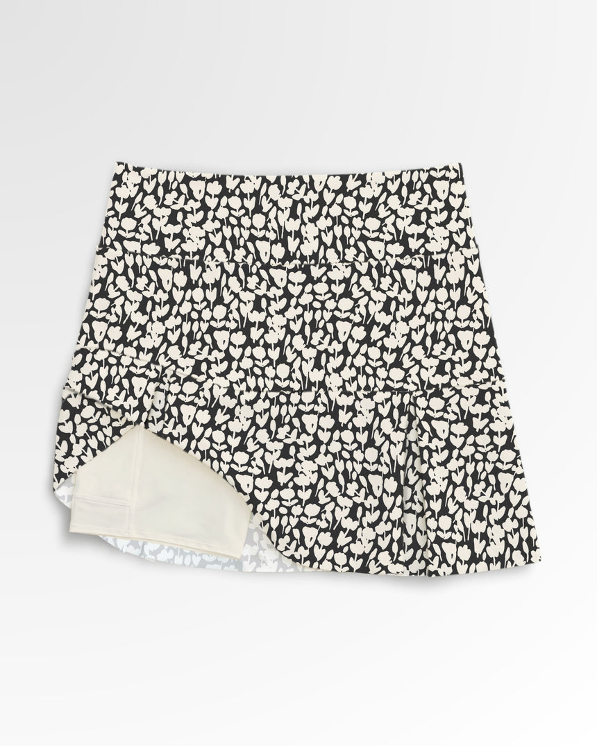 Midnight Meadow - Pleated Skort