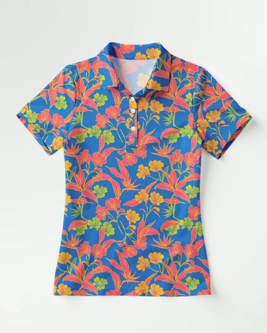 Paradise Found - Women's Short Sleeve Polo