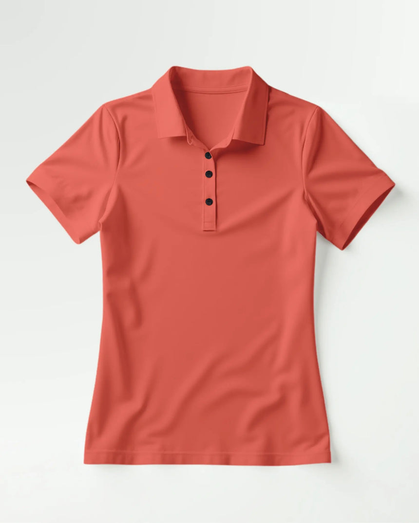 Coral Swing Floral - Women's Short Sleeve Polo