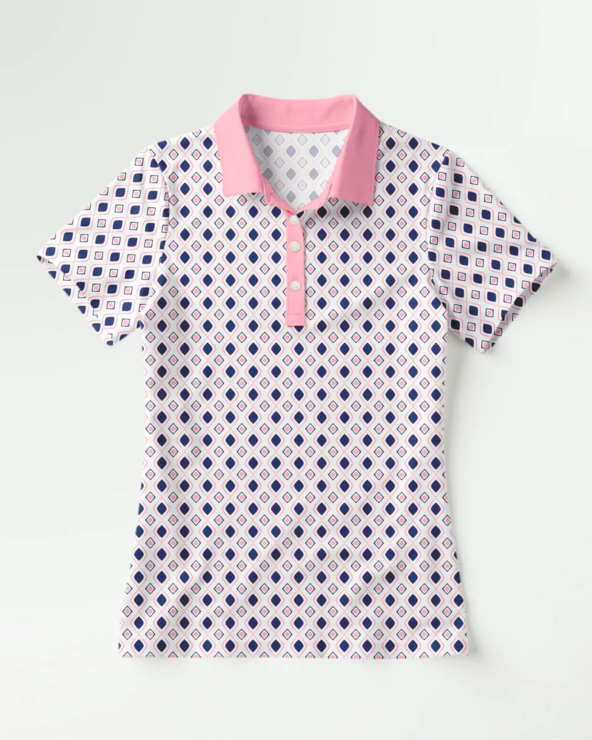 Par-fect Diamonds - Women's Short Sleeve Polo
