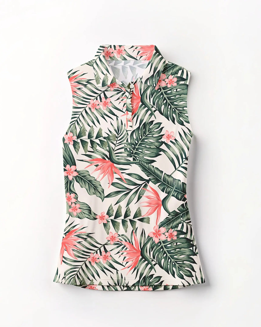 Tropical Fare - Sleeveless Polo