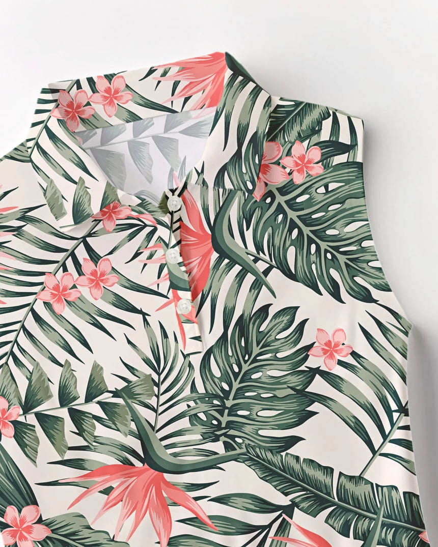 Tropical Fare - Sleeveless Polo