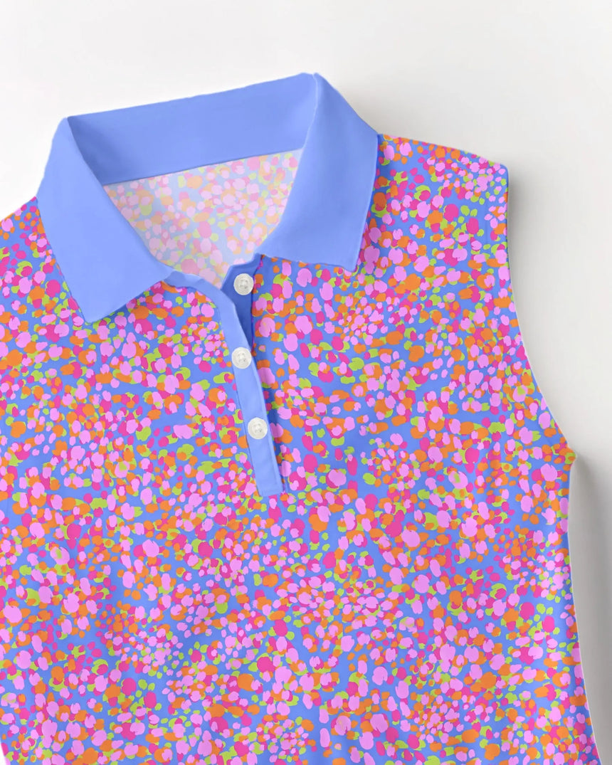 Par-tee Confetti - Sleeveless Polo