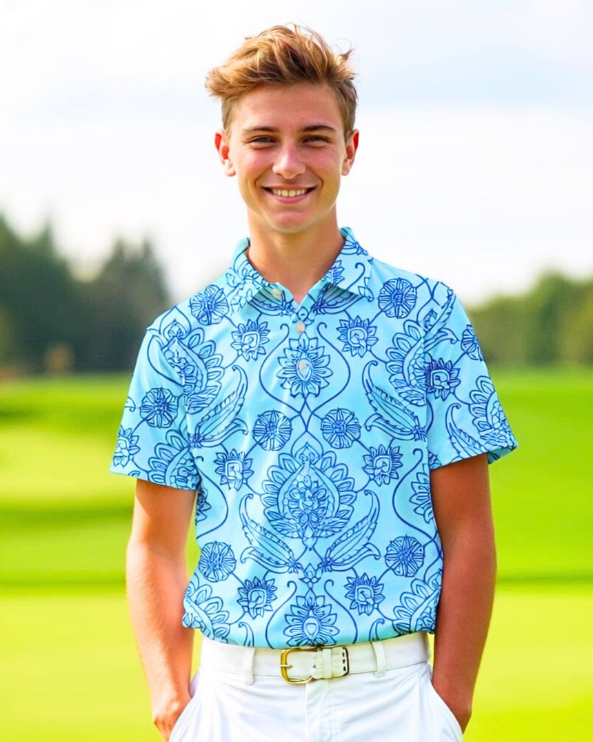 Fore de Fleur - Youth Short Sleeve Polo