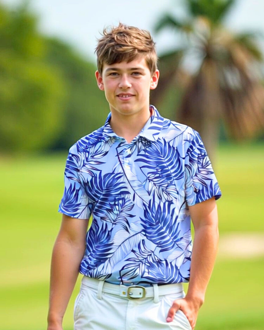 Blue Palms - Youth Short Sleeve Polo