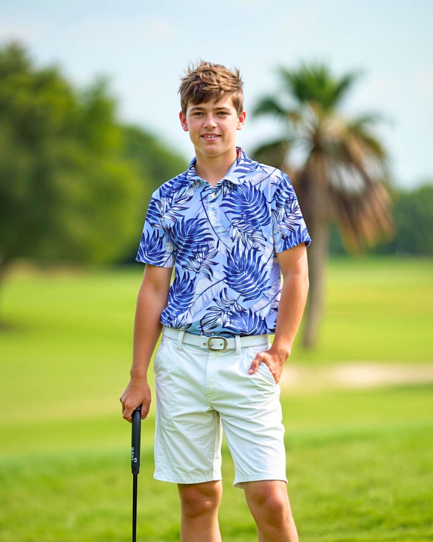 Blue Palms - Youth Short Sleeve Polo