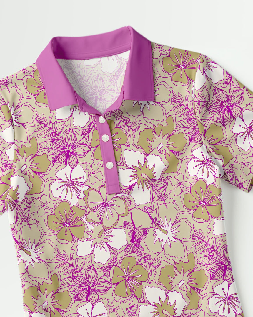Blossom Breeze - Women's Short Sleeve Polo