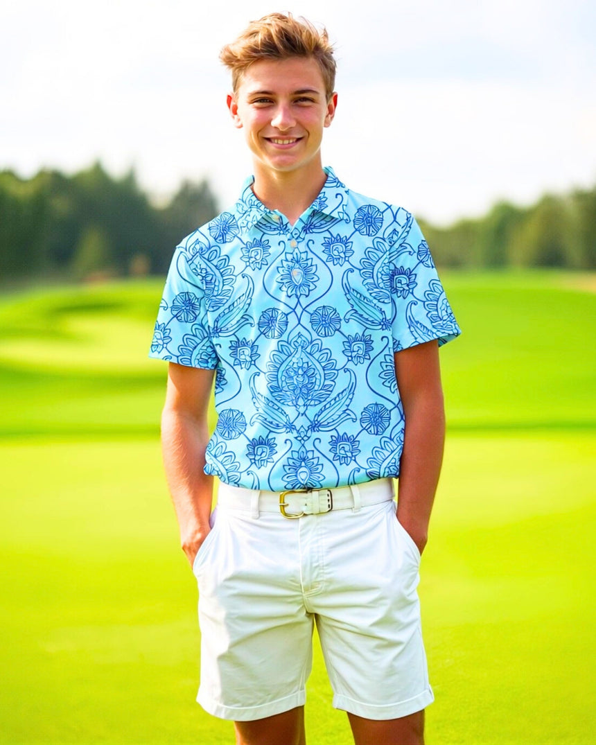 Fore de Fleur - Youth Short Sleeve Polo