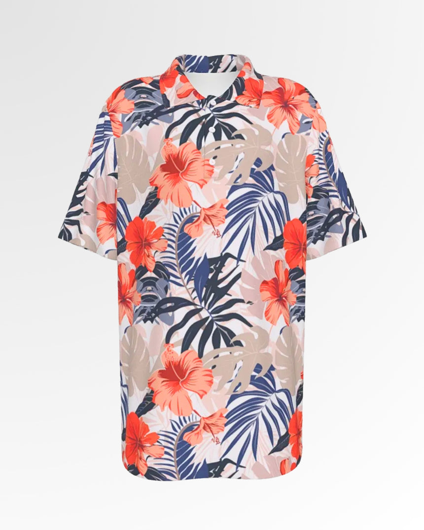 Island Floral - Youth Short Sleeve Polo
