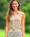 Geo Groove - Sleeveless Polo