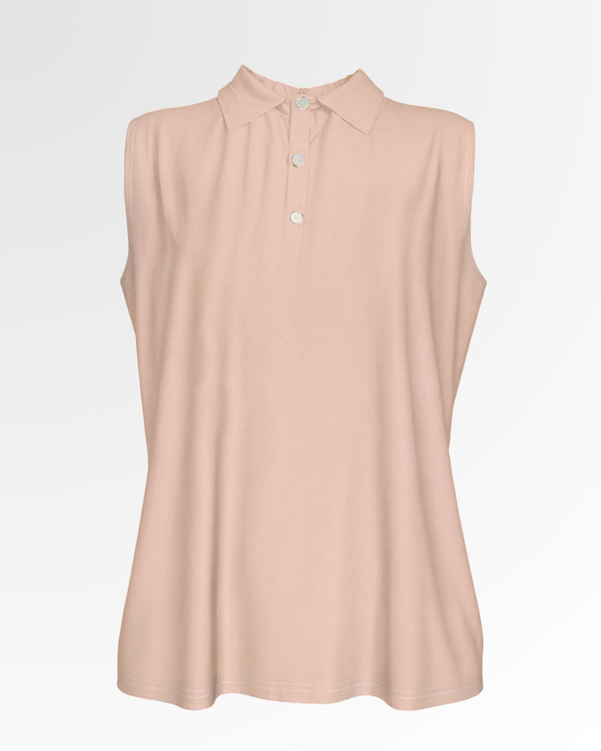 Geo Groove - Sleeveless Polo & Skort Set