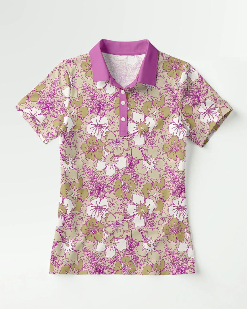 Blossom Breeze - Women's Short Sleeve Polo