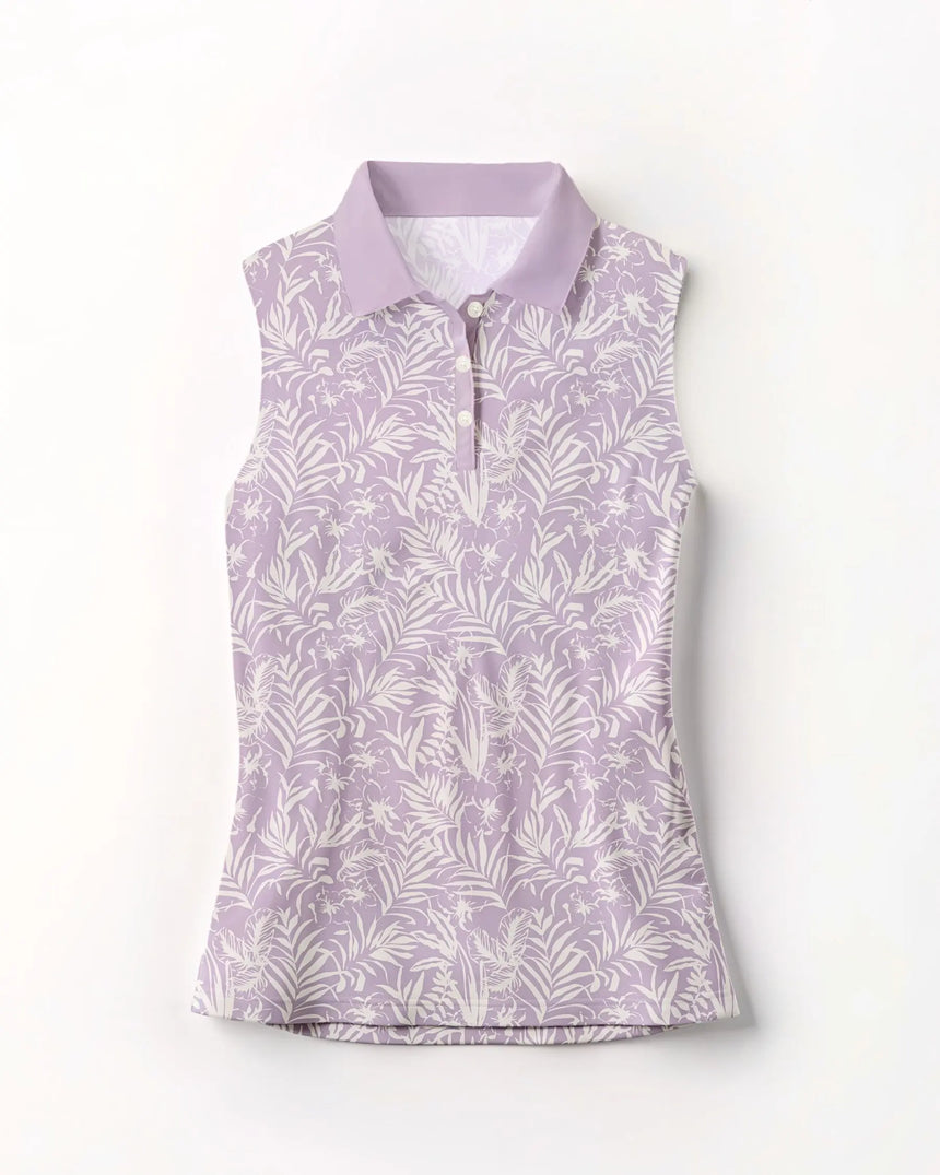 Whispering Wedges - Sleeveless Polo