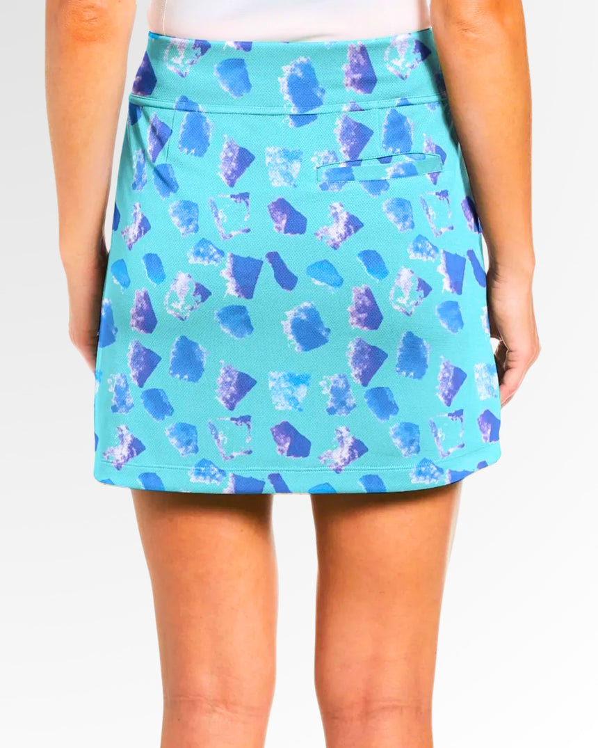 Blue Funfetti - Sleeveless Polo & Skort Set